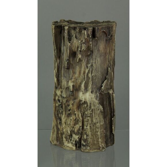 Dragon Holding Orb Old Log Statue with Color Changing LED Light - Picture 3 of 4